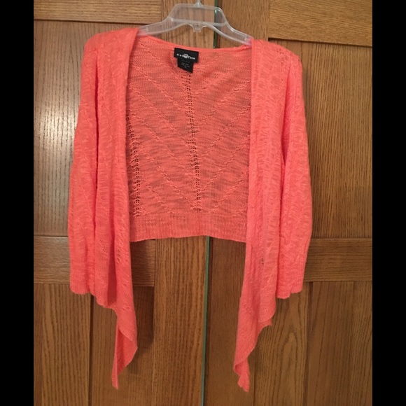 It's Our Time Sweaters - 🌸 Pretty Orange Shrug🌸